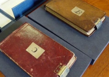after 20 years of being lost charles darwins notebook has been returned to the library of cambridge university 119855