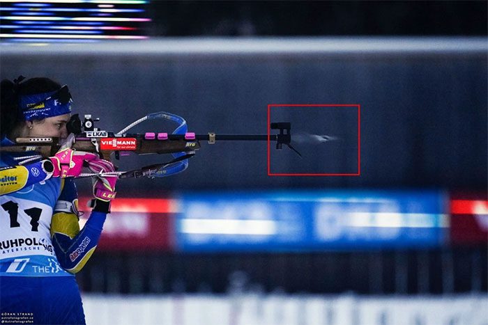 Photo of the bullet taken by Nikon Z9.