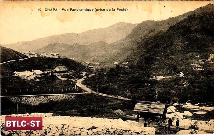 A corner of Sapa town in the early 20th century