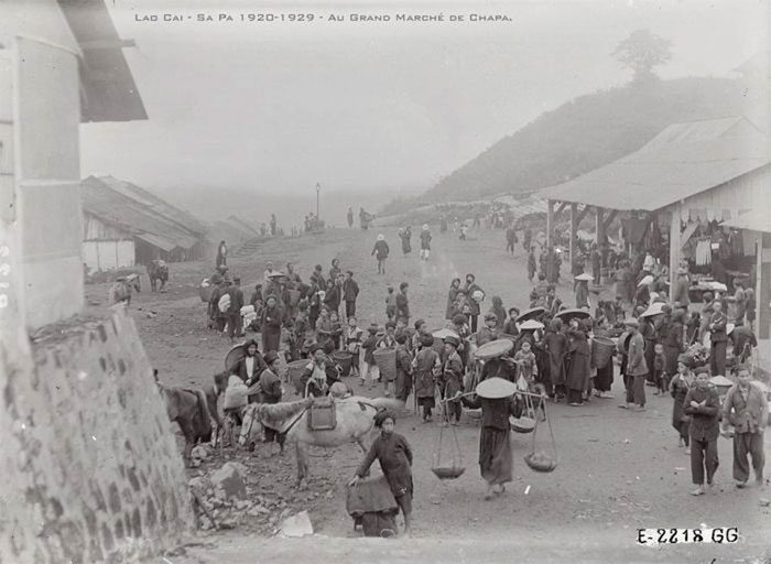 Sapa Market in the 1930s - 1940s