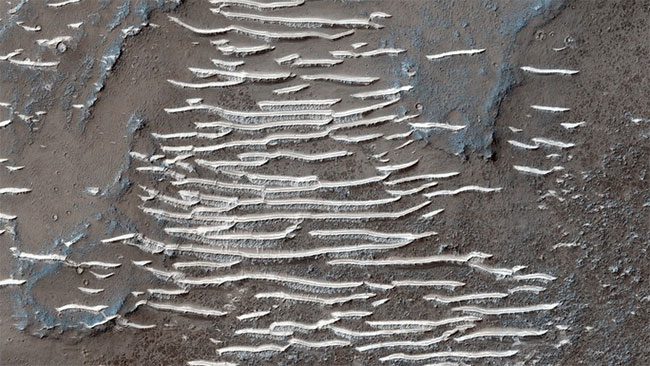 "Icy Staircase" on Mars