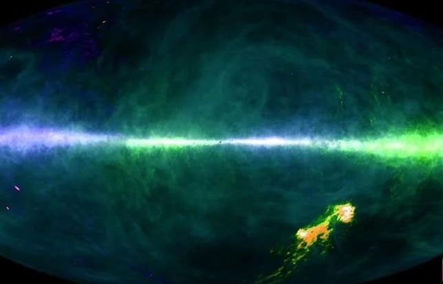 Neutral atomic hydrogen map in the Milky Way galaxy