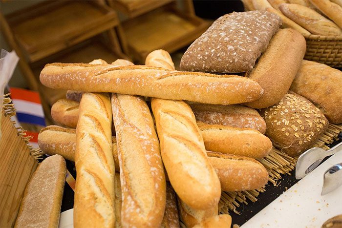 There are many types of baguette bread.