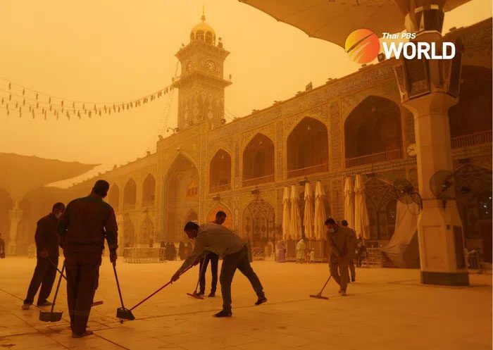 Sandstorms are increasingly prevalent in Middle Eastern countries.