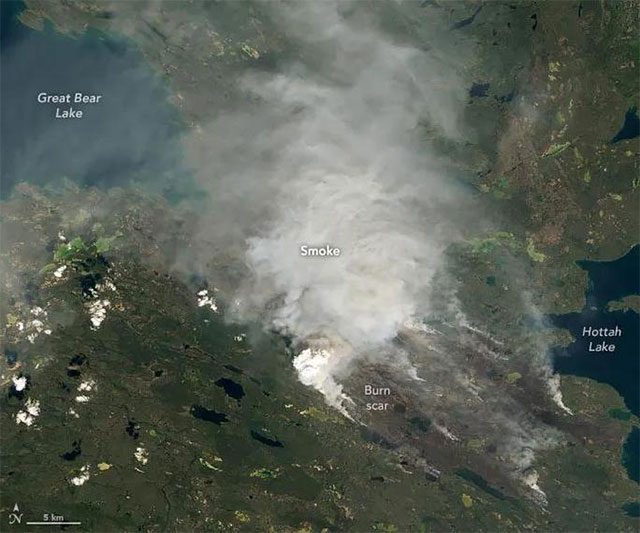 Another area captured by Landsat 8 satellite