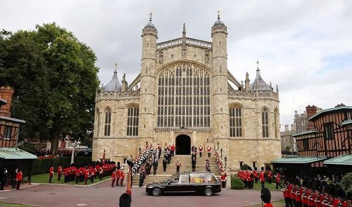 The final resting place of Queen Elizabeth II in the King George VI Memorial Chapel