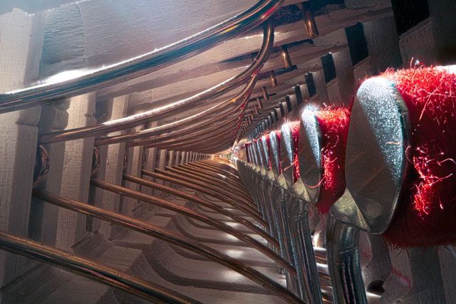 Inside a Fazioli Grand Piano