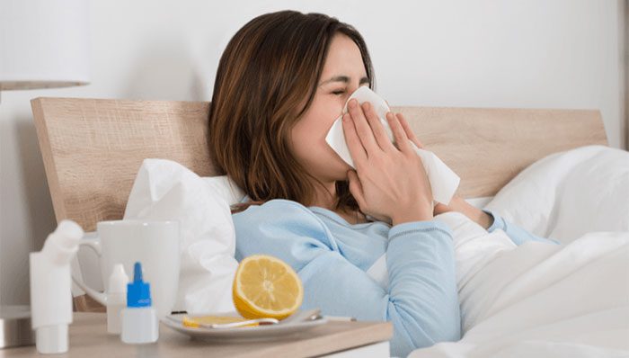 Humid weather increases the severity of certain respiratory diseases.