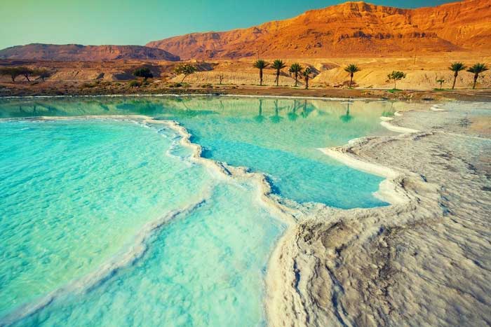 The Dead Sea Eroding from Salt