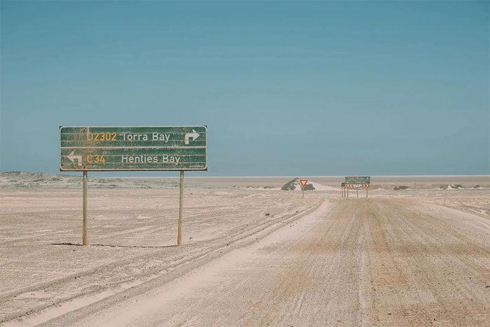 The road to Skeleton Coast