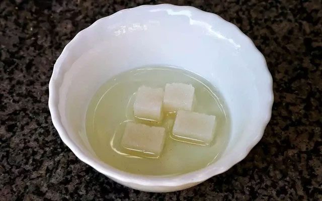 In reality, sugar does not dissolve in gasoline.