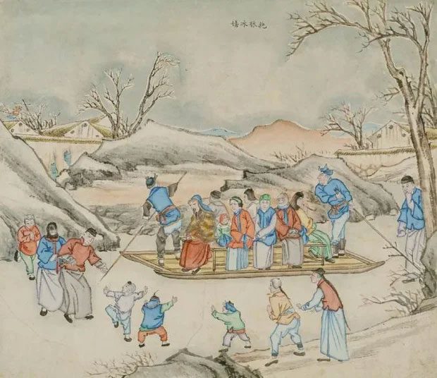 “Pulling the ice bed".
