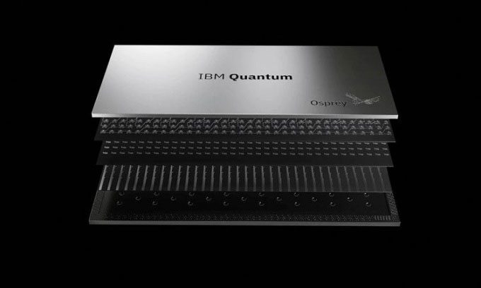 IBM's 443-qubit Osprey quantum processor.