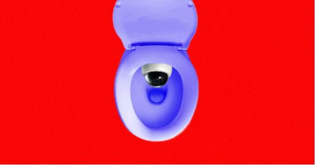 A camera installed underneath will recognize you.