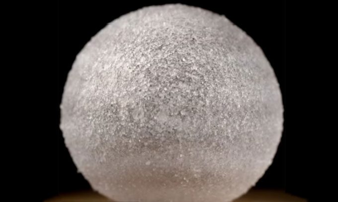 The bubbles created by the research team at the University of Lille can last over a year.