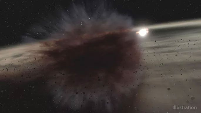 The cosmic ghost is actually a star system