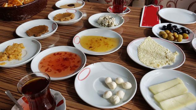 Breakfast in Van features up to 30 different dishes