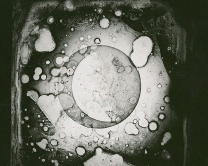 The first photograph of the moon taken by John W. Draper in 1840