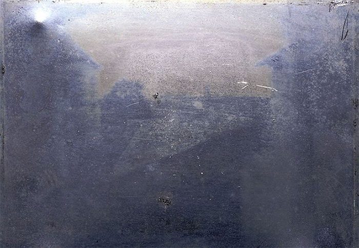 Scene captured from the upstairs window of Joseph Nicéphore Niépce's apartment