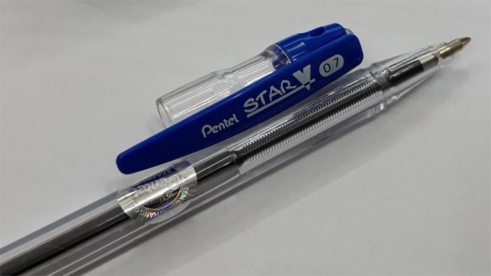 Always cap or retract the ballpoint tip when not in use.