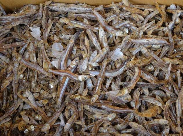 Dried fish is a popular dish in many Asian countries