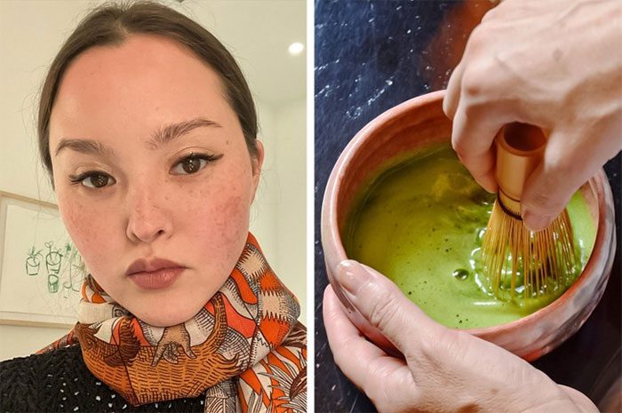 Drinks and dishes containing matcha powder are very popular in Japan.