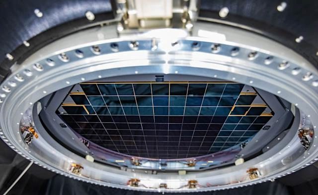 The 7.62-meter mirror is one of the most important components of the camera.