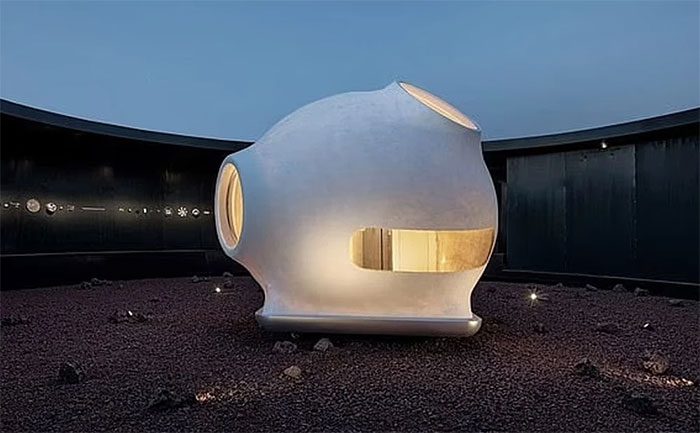 Mars base designed by Open Architecture.