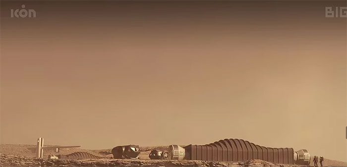Mars base designed by ICON.