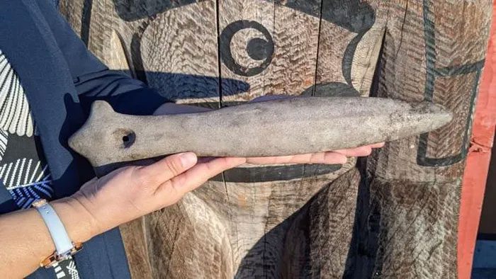 The treasure from the Salish warriors is completely intact