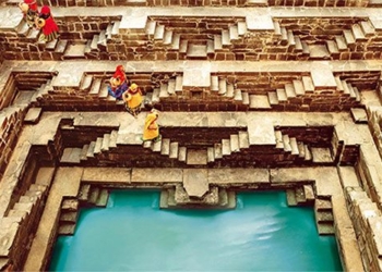 chand baori unique water well with impressive architecture of india 105980