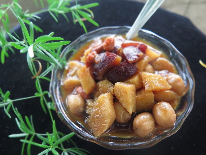 Red Date, Lotus Seed, and Taro Soup.