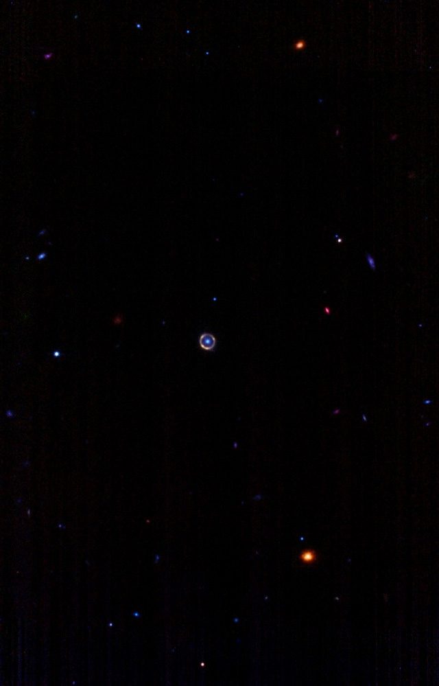 Overview of the region of space where the two special galaxies reside