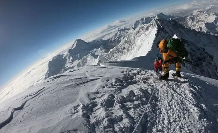 Only a few hundred people complete the journey to conquer Mount Everest each year.