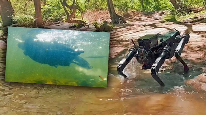Ghost Robotics robotic dog can now swim excellently