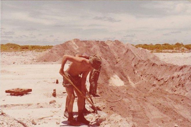 The U.S. military buried nuclear waste in Runit over 40 years ago.