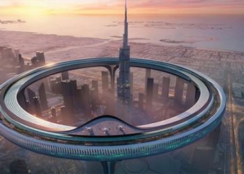 city circle radius 3000m around burj khalifa 122556