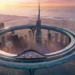 city circle radius 3000m around burj khalifa 122556