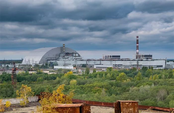 Storage facility at Chernobyl