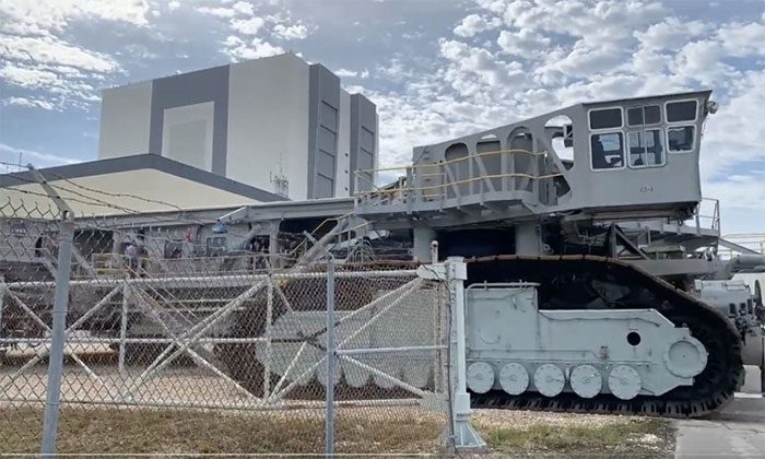 CT-2 is one of two crawler transporters used to transport heavy objects like rockets and spacecraft.