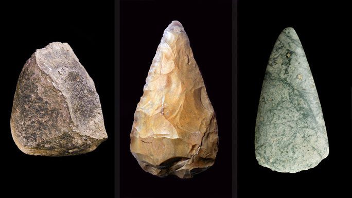 Prehistoric stone tools