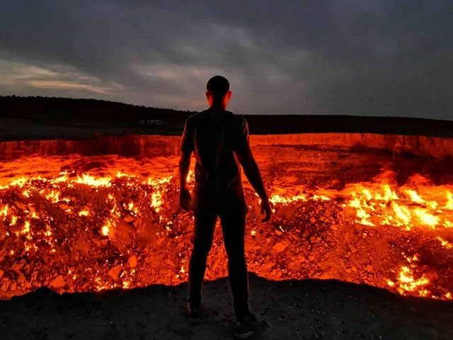 Darvaza gas field or Gateway to Hell