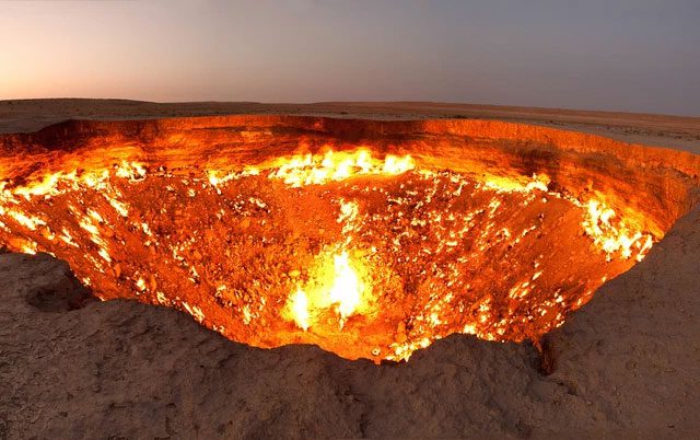 "Gateway to Hell" has become one of the famous landmarks in Turkmenistan