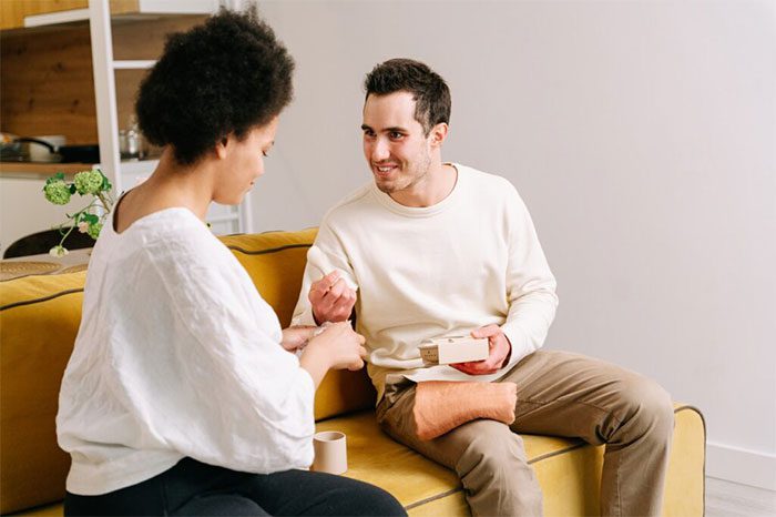 A long-lasting happy relationship is about both partners striving to harmonize with each other.
