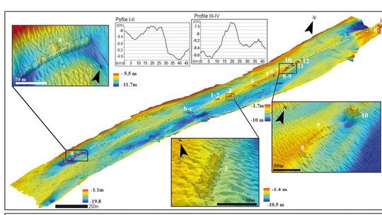 LiDAR reveals structures beneath the Venice lagoon