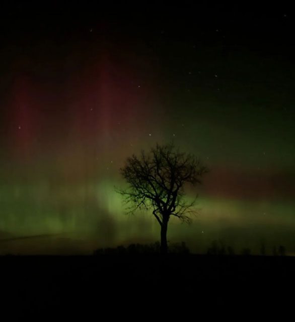 Aurora in North Dakota (USA)