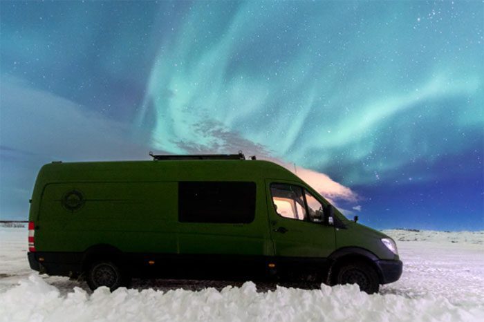 Aurora captured in northern Norway