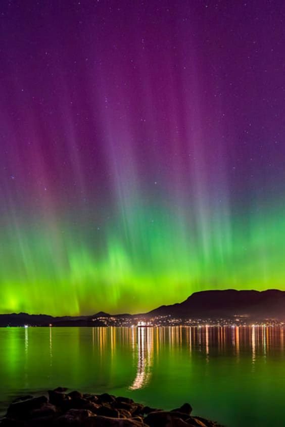 Aurora captured in Vancouver (Canada)