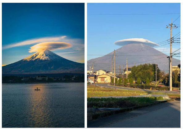 The cloud image over Ba Den Mountain is thought by many to resemble Mount Fuji in Japan.