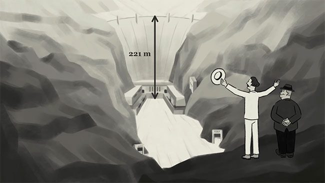 Over 100 people died during the construction of the Hoover Dam.